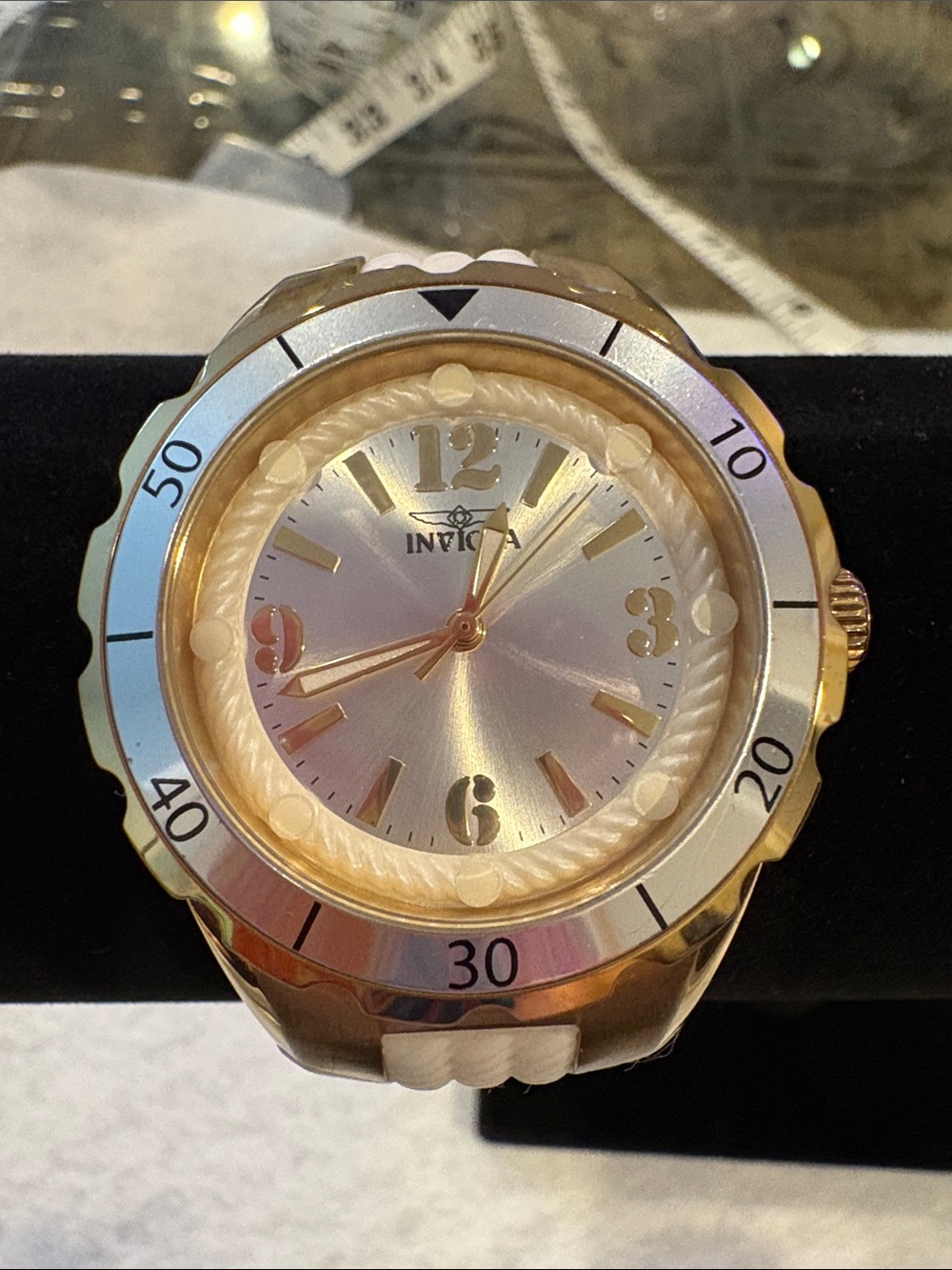 Invicta Two-Tone Gold and Silver Women's Dive-Style Watch